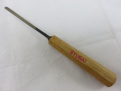 Stubai #2 Sweep 1 Skew Chisel Wood Carving Tool 4mm Austria UNUSED