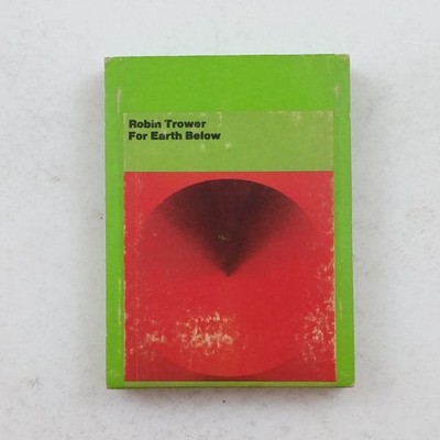 ROBIN TROWER For Earth Below M8C1073 8 Track Tape w/ Slip Case