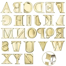 Wood Burning Tips,Uppercase Alphabet HotStamps Set for Branding and Personali...