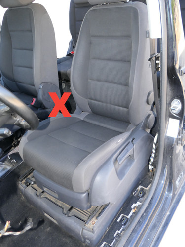 VW Touran 1T3 1T Sitz vorne links Fahrersitz Höhenverstellbar Tisch Sitzheizung