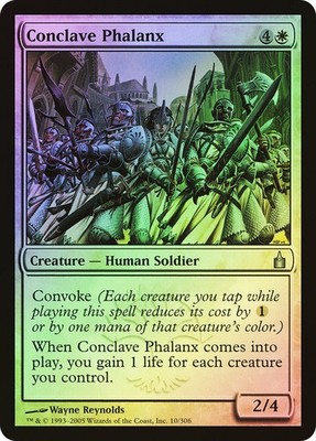 MTG FOIL Conclave Phalanx  - Ravnica: City of Guilds #010