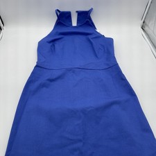 Banana Republic Blue NWT Bi-strech Racer Neck Sheath Dress Women’s 8 READ