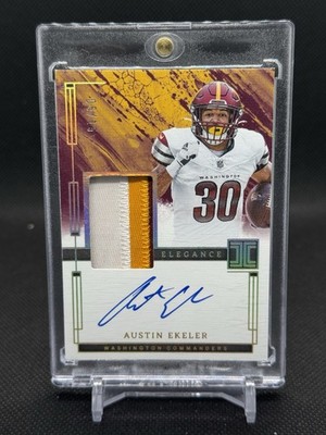 2024 Panini Impeccable - Austin Ekeler Elegance Tri Color Patch ON CARD AUTO /15