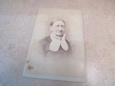 Antique Vintage Photo Cabinet Portrait Picture Lady Dress Ohio USA