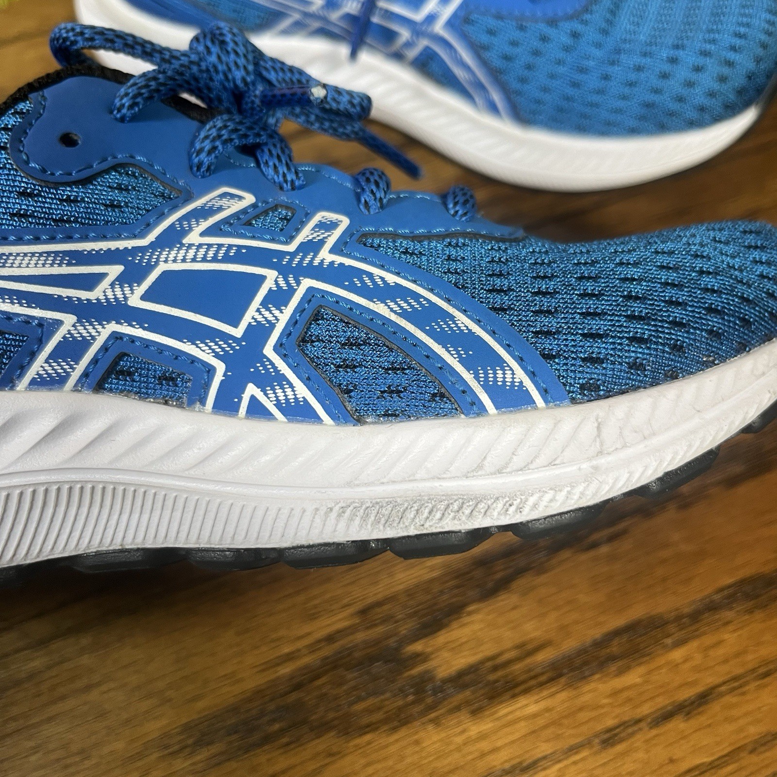 ASICS “Gel Excite 9” Shoes Sneakers Blue ~ Boys Size 1 ~ GUC ~ See And Read All thumbnail 11