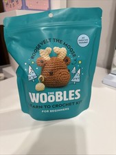 The Woobles Roosevelt The Moose Crochet Kit  Hook For Beginners Yarn Craft Rare