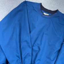Cutter & Buck Pullover Windbreaker Mens L Blue Golf Jacket Golfing Active
