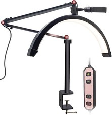 LED floor lamp for eyelashes, half moon lamp for eyelash extension, 20w LED