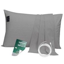 Grounding Pillowcase Queen Conductive Grounding Mat for Bed with 20x30in Gray