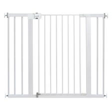 Safety 1st Extra Wide Baby Gate with Door: Premium Child 1-Pack, White