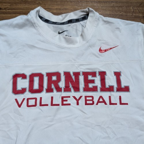 Nike Dri Fit Tee Shirt Small Cornell Big Red Volleyball Active Training - Picture 2 of 9