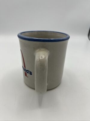 Red Wing Pottery McDonalds Stoneware Mug Coffee Cup 1997 | eBay