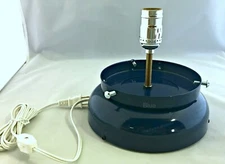 NEW GAS PUMP GLOBE LAMP STAND LIGHT FIXTURE - BLUE - FREE SHIPPING* AND HANDLING