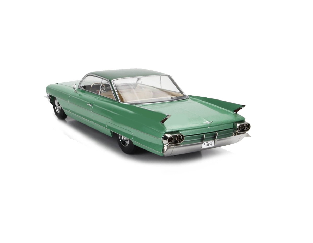 KK SCALE MODELS Cadillac Series 62 Coupe DeVille 1961 Vert 1/18 - Précommande