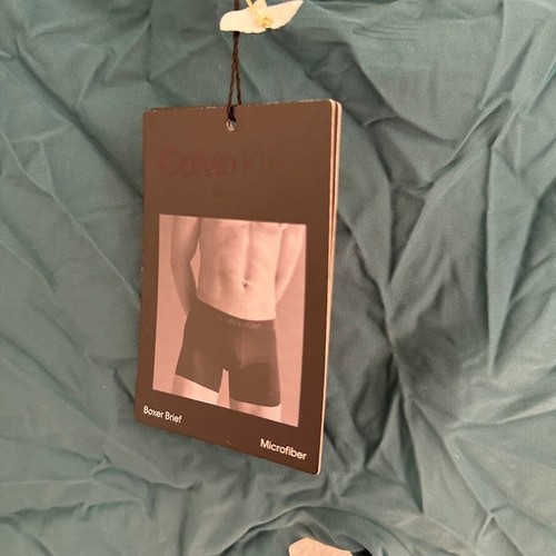 Calvin Klein Underwear Premium CK Black Micro Boxer Brief in Atlantic Deep - Picture 3 of 4