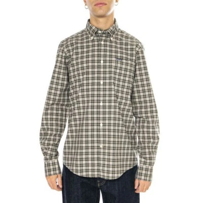 🔵Barbour – Chemise Lomond MSH5023 TN40 Tartan Pin Blanchi Nouveau SS25 - Photo 1/3