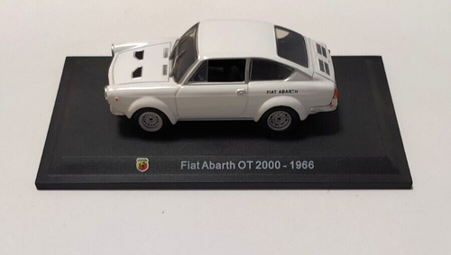 GEBRAUCHTMETER 1:43 AUTO DIE CAST FIAT ABARTH OT 2000 1966 WEISS EDI 2 ABARTH