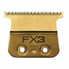 BaByliss PRO FX3 FX703G DLC/TITANIUM Ultra-Thin Gold T-Blade for FXX3T Trimmer