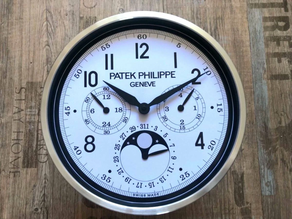 Patek philippe wall best sale clock