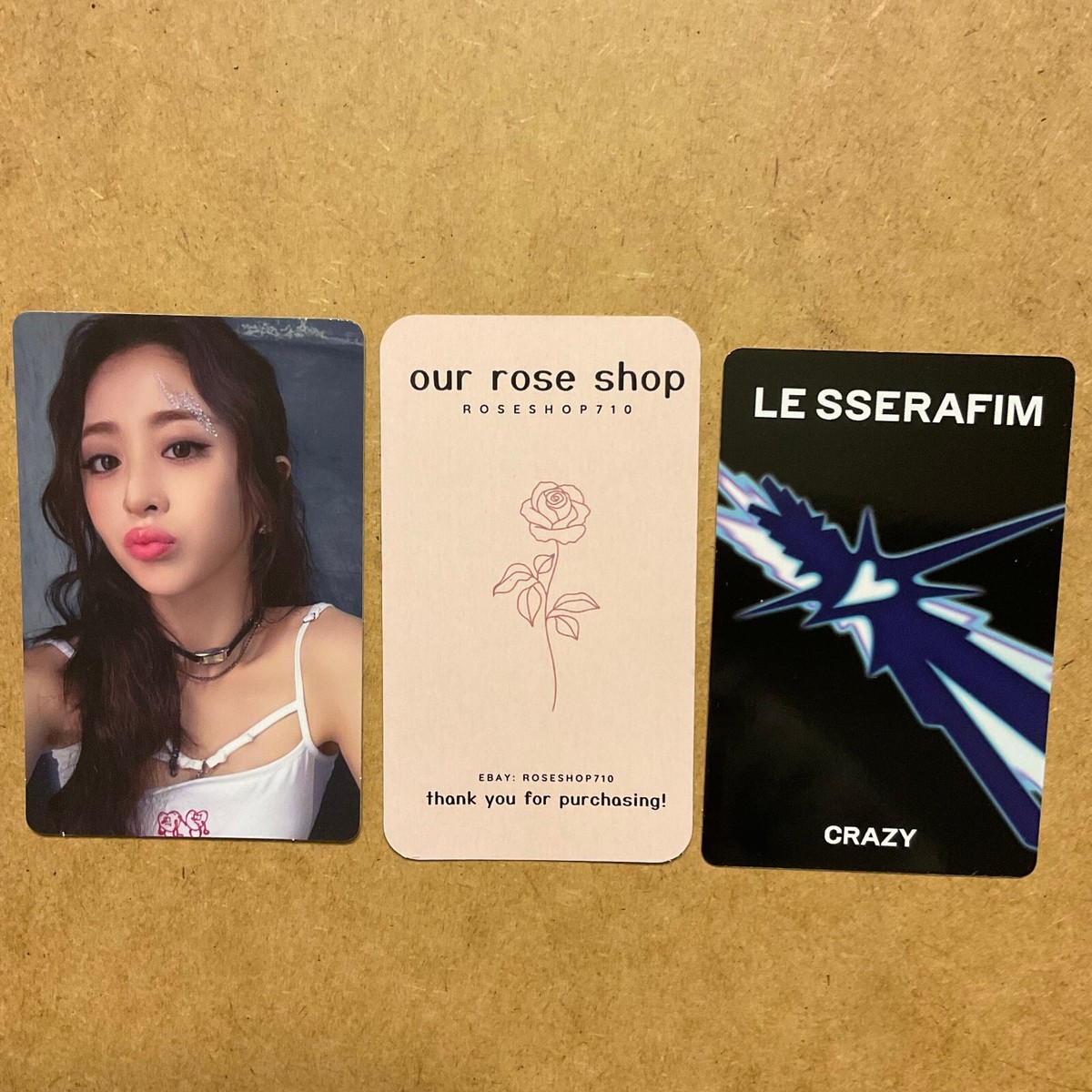 LE SSERAFIM Crazy CU Official Preorder Benefit POB Photocard | eBay