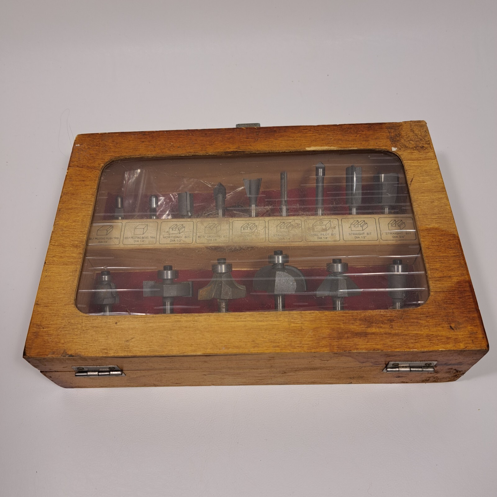 Unbranded Router Bit Set 15 Router Bits 1 4 Shank With Box EBay Unbranded Router Bit Set 15 Router Bits 1 4 Shank With Box Ebay
