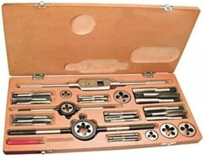 TAP AND DIE SET BRITISH STANDARD WHITWORTH - BOXED COMPLETE BSW 1/4 3/4 ALPS