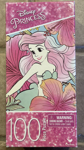 Disney Princess The Little Mermaid Ariel New Cardinal 100 Pieces Jigsaw Puzzle! - Picture 1 of 5
