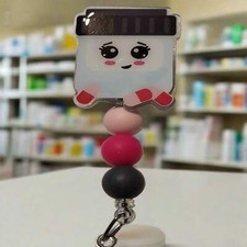 Badge Reel Happy Pill