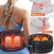 Infrared Heated Vibration Massage for Lower Back Pain Relief Lumbar Support Belt