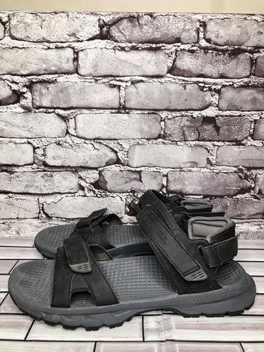 Merrell Black Synthetic Hiking AnkleStrap Performance Sandals Men sz 14M US/47EU - Picture 14 of 19