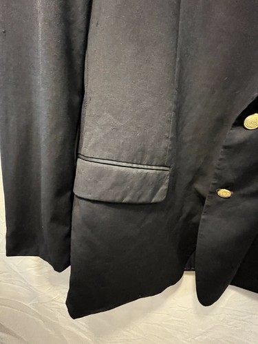 Chaps Men's Blazer Size 52L Navy Blue WoolMark Sports Coat Jacket - Picture 5 of 17