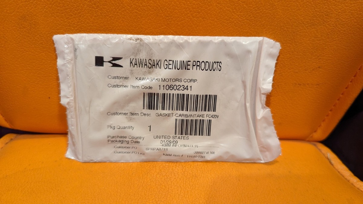 Kawasaki Original Carburetor Gasket ~ 110602341 - PACK OF 3 | eBay