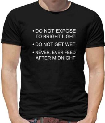 Nie Füttern Nach Mitternacht Herren T-Shirt - Gremlins - Gremlin - Regeln - Film