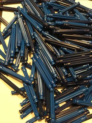 200 New K'Nex Blue Rods 2.25 Inch - Standard Building Pieces For Thrill Rides