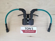 Harley Sportster Coil Relocation kit with Ton's Teal Spark plug wires 07+ V1