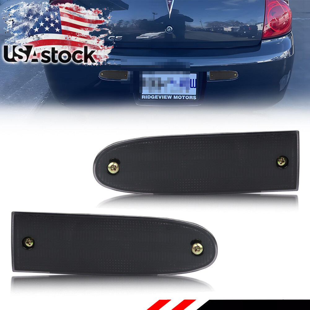 2X Smoked Lens Rear Bumper Backup Lights for 2000-2009 G5 Monte Carlo