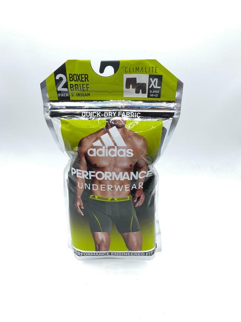 adidas men's sport performance boxer briefs underwear