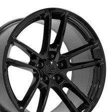 20x10 Gloss Black 2718 Rim Fits Dodge Charger Challenger Rear Wheel 20x10 Gloss Black 2718 Rim Fits Dodge Charger Challenger Rear Wheel