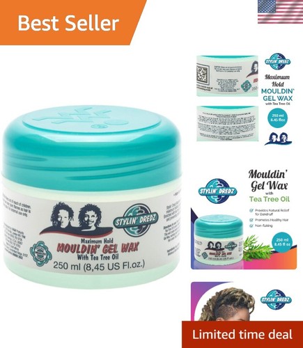 Moisturizing Loc n Twist Gel Wax with Anti-Dandruff Formula - 250 ml