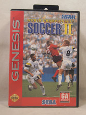 World Championship Soccer II Case SEGA Genesis Authentic BOX ONLY