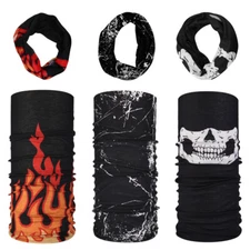 Bandana FACE MASK Neck Gaiter Forest Camo Hunting Sun Shield  Headband Cap  6pcs