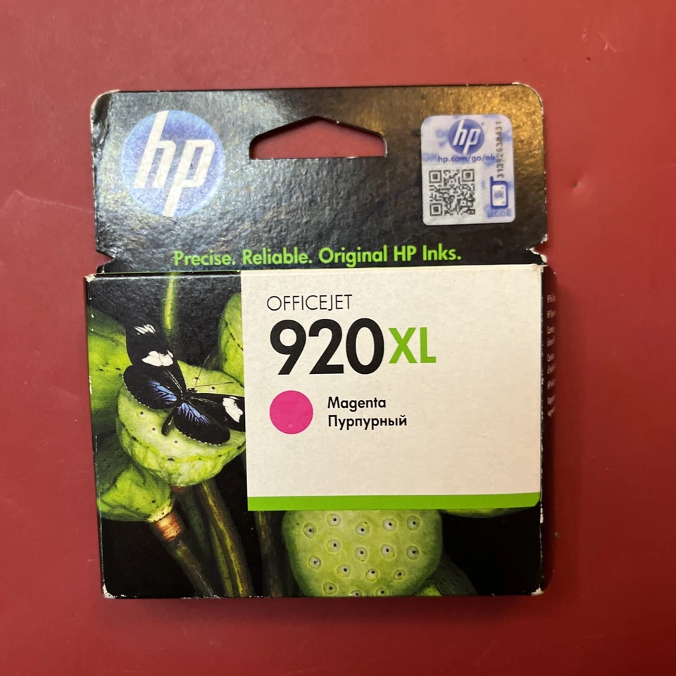 Genuine HP 920 Black & HP 920XL Magenta Ink - Expiry Dates Aug 16 & Feb 17 - Image 3 of 4