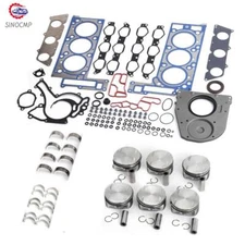 M272 Engine Overhaul Rebuild Kit STD For Mercedes-Benz W204 W211 W166 C350 3.5L