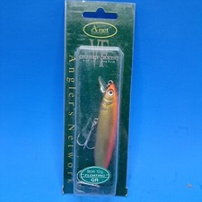 A-net Kikuchi Minnow Floating Fishing Lure 9cm 12g GR Vintage New in Box NOS