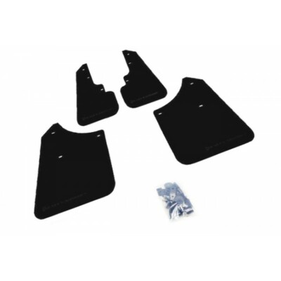 Rally Armor Basic Black Mud Flap w/ Black Logo FITS 2003-2008 Subaru Forester