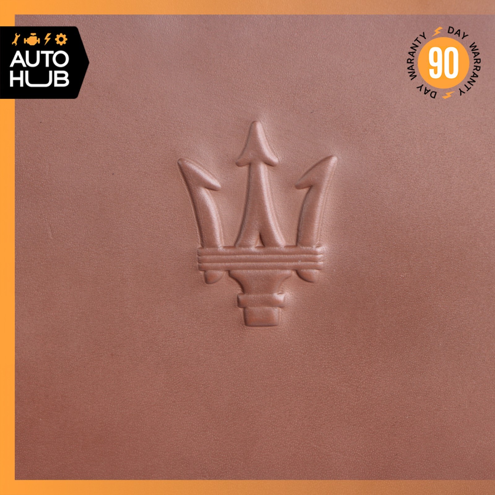 14-16 Maserati Ghibli M157 Front Right or Left Seat Headrest Head Rest Brown OEM