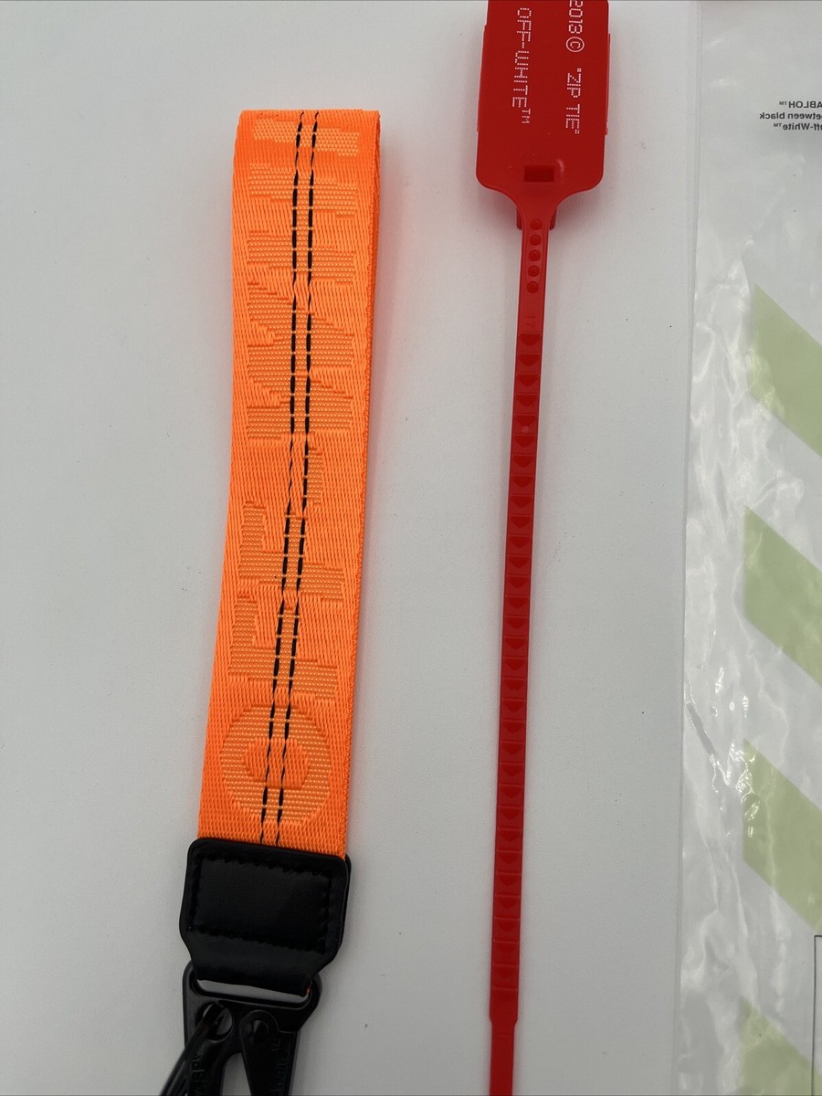 Off White Industrial Keychain Orange | eBay