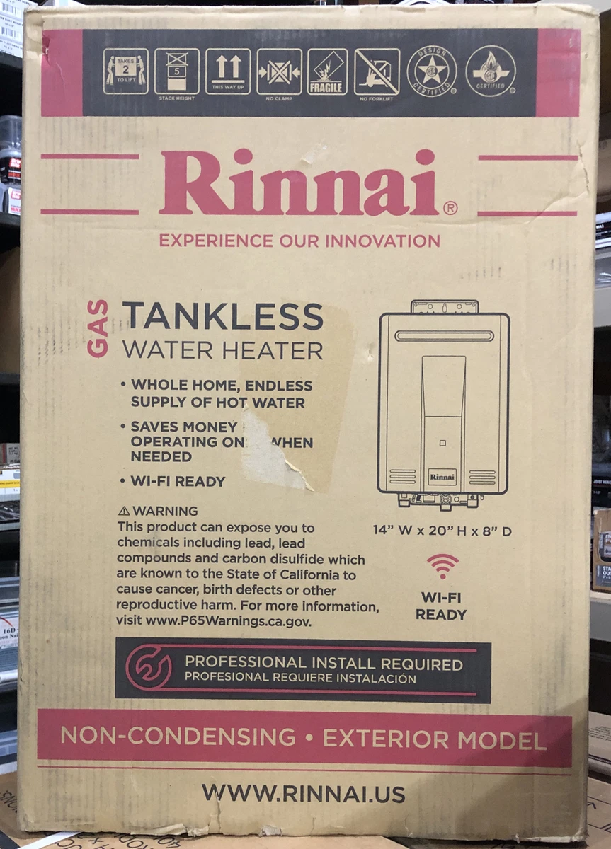 Rinnai Whole House Natural Gas Tankless Water Heater 120000 BTU 5.6 GPM  V53DeN 766156011795 | eBay