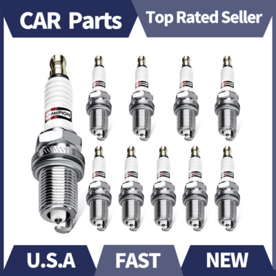 Champion Iridium 10pcs Spark Plug Kit For 2006-2010 BMW M5 V10 5.0L RWD