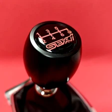 BLACK WEIGHTED 6SP JDM SEXi SEXY SHIFT GEAR KNOB for IMPREZA WRX LEGACY FORESTER